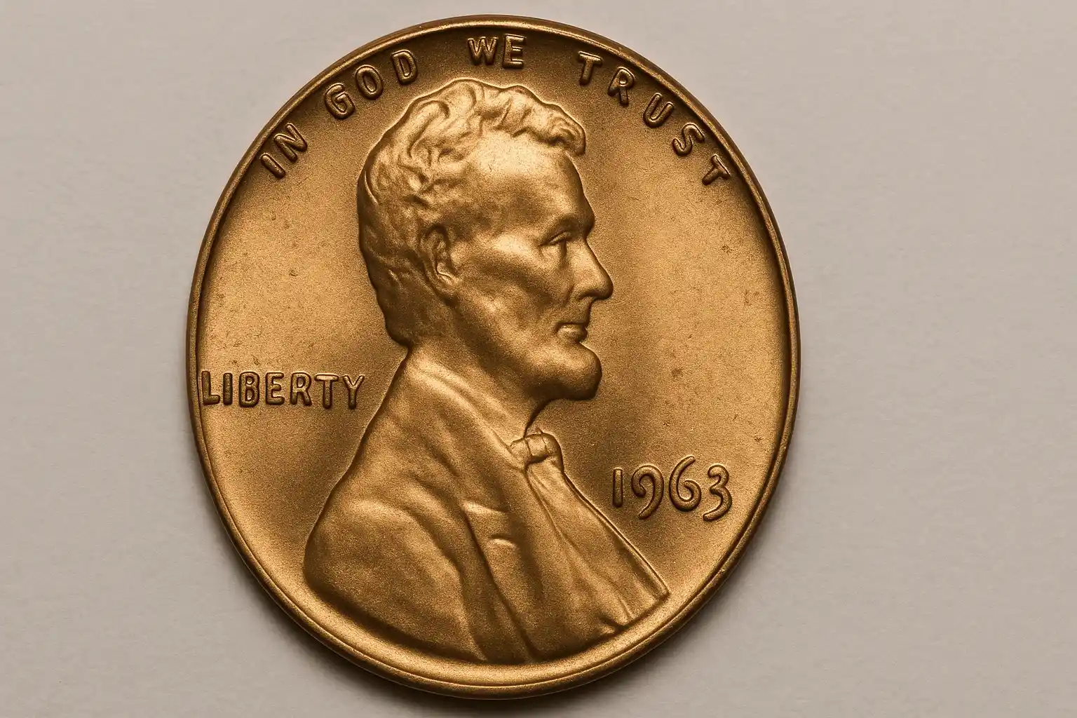 1963 penny obverse